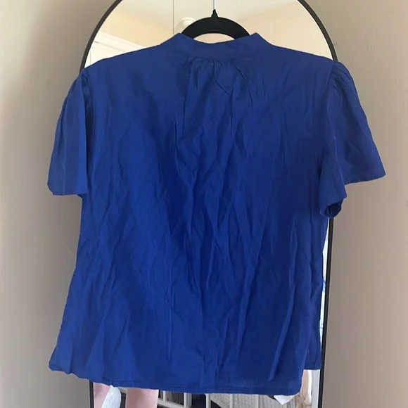 NWT Knox Rose Blue Blouse - Picture 7 of 7